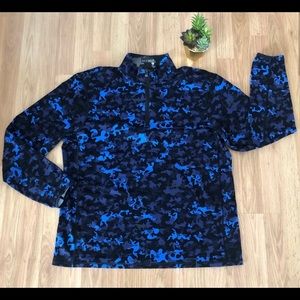 Greyson Tate Blue Camo Quarter-Zip